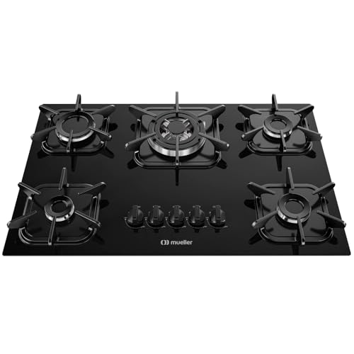 Cooktop 5 bocas com Queimador Tripla chama e Acendimento Super Automático - Mueller Unica Cooktop 5 bocas com Queimador Tripla chama e Acendimento Super Automático - Mueller Unica
