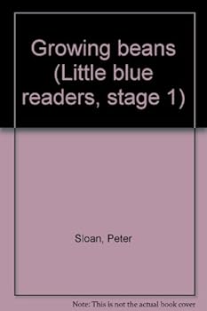 Paperback Growing beans (Little blue readers, stage 1) Book