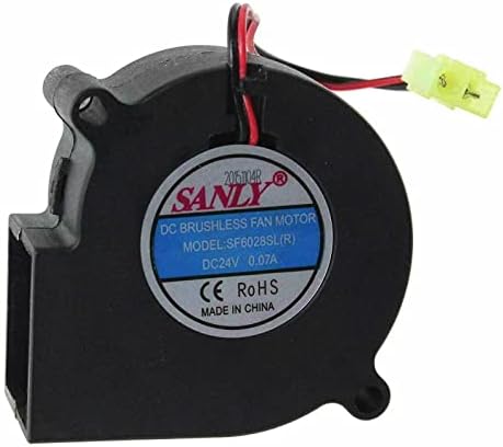 VADO VLTRA SF6028SL(R) Electric Fire Fan Motor Unit (DC 24V), Air Volume Turbo Blower Turbine Air Blower Fan For Charcoal Starter Barbecue Fire Picnic Camping Heating Equipment