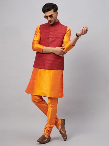 Image of VM Men's Jacket, Kurta and Pyjama Set