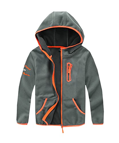 M2C Boys Soft Cozy Full Zip Polar Fleece Hoodie Jacket