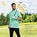 Zeususer Mens Polo Shirts 3 Pack Fashion Print Mens Golf Shirt Short Sleeve Moisture Wicking Dry Fit Golf Shirts for Men