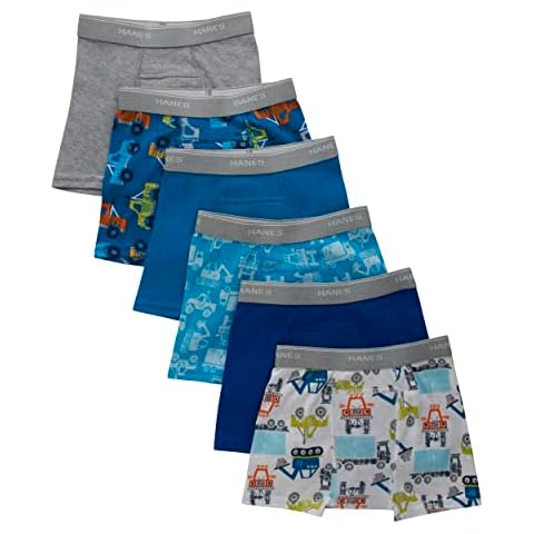 Hanes Boys' Potty Trainer Underwear 6-Pack Cover