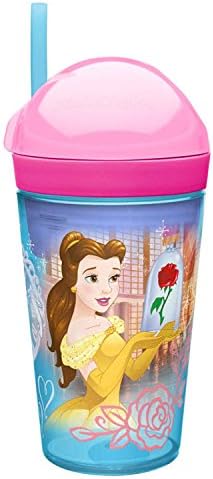 Amazon 子供用コップ ストロー付 3歳から ディズニー プリンセス ベル シンデレラ Zak 並行輸入品 Zak 子ども用コップ