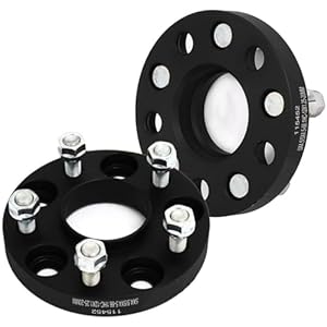 Viohi 2Pcs 20Mm Wheel Spacers .3 5X4.5 12X1.25 (Black) Front,Rear,Left,Right 66.1Mm-Inside Diameter 5Lugs-Lug Patterns 10.9-Stud Grade Compatible With Infiniti|Nissan 11 41trpoj4qsl. sl500 . ss300