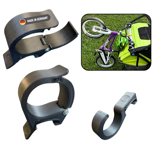 GuNaMa Soporte para bicicleta y niños para bicicleta Thule Chariot a partir de 2017 Sport Cross Cab Lite 2, soporte para cochecito de bebé, soporte para remolque de bicicleta Thule, soporte para