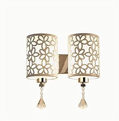 FEHUN Wandlamp voor slaapkamer Slaapkamer Eenvoudige kristallen lamp LED Wandlamp wandlamp traplicht LED Bedlamp wandlamp voor slaapkamer (Color : 010-d)