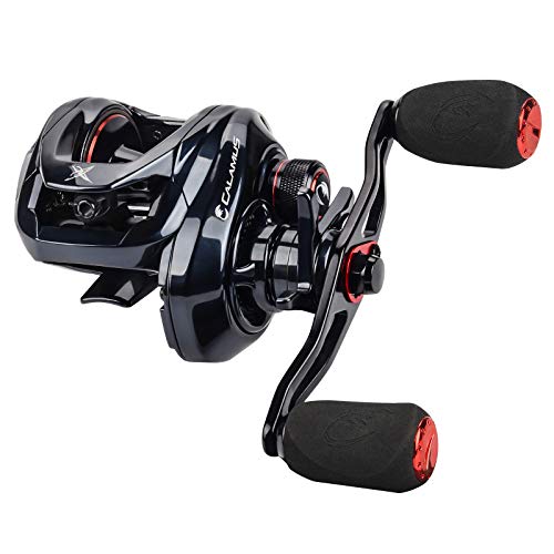 Calamus X2 Baitcasting Fishing Reels, Left Handed Reel, 5+1 Double-Shielded Stainless-Steel BB, 7.2:1 Gear Ratio