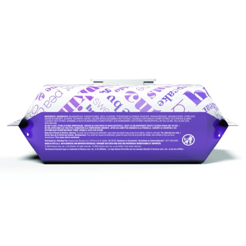 Image of Amazon Elements Baby Wipes, Sensitive, Unscented, Cleans Gently, 270 Count, Flip-Top Packs, Pack of 3