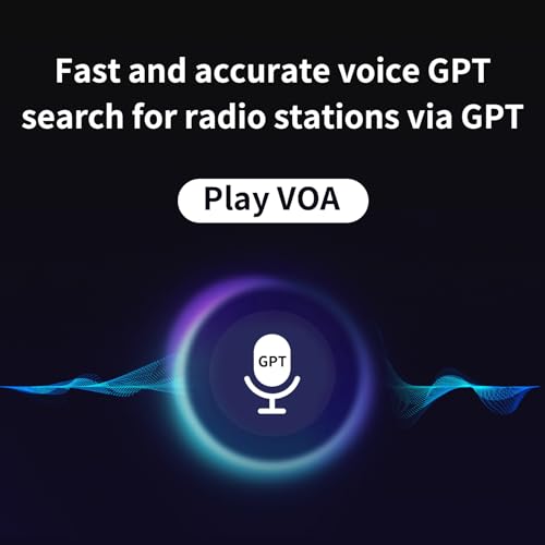 Image of Choyong A8W Portable Smart Internet Radio Receiver WIFI /4G Radio Speaker with FM, Micro-SD Card, All World Radios, for Home with WiFi, Digital Radio