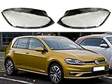 VW Golf 7 1 par de faros delanteros para faros delanteros de repuesto para VW Golf 7 Facelift faro lente cubierta