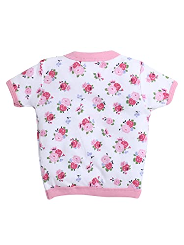 Image of EIO Newborn Baby Cotton Jabla Set (Pack of 4) | Soft Breathable Front-Open Vests for Infants | Gentle on Skin | Unisex Baby Essentials