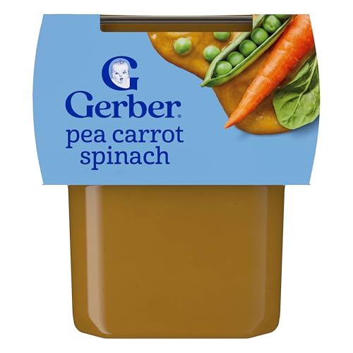 Gerber Stage 2 Pea Carrot Spinach Puree