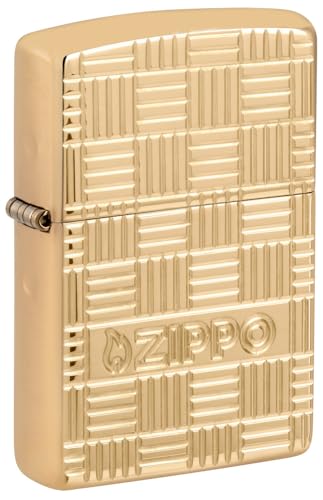 Encendedor Zippo de bolsillo Armor High Polish Brass original 2