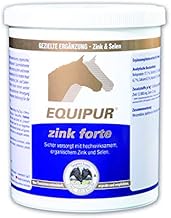 Vetripharm EQUIPUR Zink forte 1 kg Dose l Ergänzungsfutter für Pferde l Zink & Selen organisch gebunden