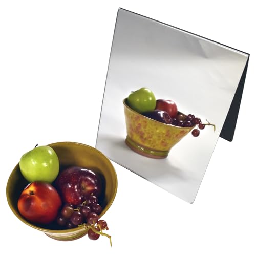 Sax Double Sided Self-Portrait Mirror, 8-1/2 x 11 Inches