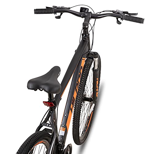 Hiland 29 Zoll Mountainbike MTB 21 Gang Geschwindigkeiten mit 483mm Stahlrahmen Scheibenbremse Federgabel Shimano-Schaltwerk für Herren und Damen – Bild 3