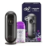 Godrej aer Matic Kit (Machine + 1 Refill) - Automatic Room Fresheners with Flexi Control Spray | Lavender Bloom | 2200 Sprays Guaranteed | Lasts up to 60 days (210ml)