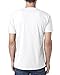Next Level Men's Premium Sueded Short Sleeve V-Neck T-Shirt, M, WHITE