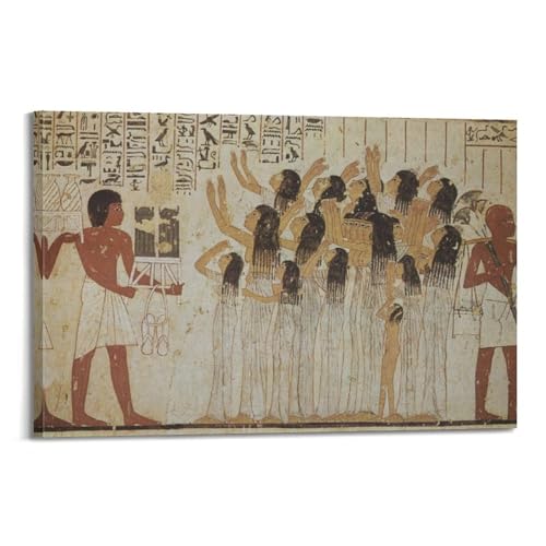 Poster femmes pleurant procession funéraire - Décoration murale salon 50x75 cm