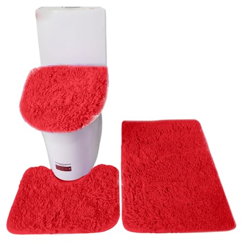 Tapis contour en forme U et ensemble de tapis de salle de bain