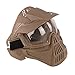 YASHALY Airsoft Mask, Adjustable Full Face Army Military Tactical Gear with Goggle Eye Protection for Paintball CS Game BB Gun and Party