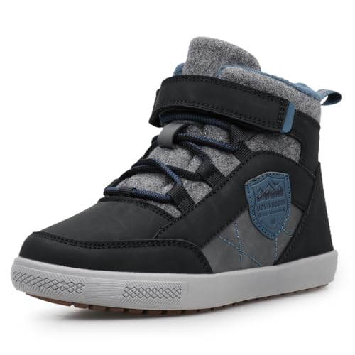 Bottes d'hiver garçons UOVO en taille 36 EU coloris noir gris foncé