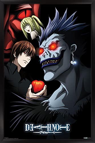 Trends International Death Note - Group Wall Poster, 22.375" x 34", Black Framed Version