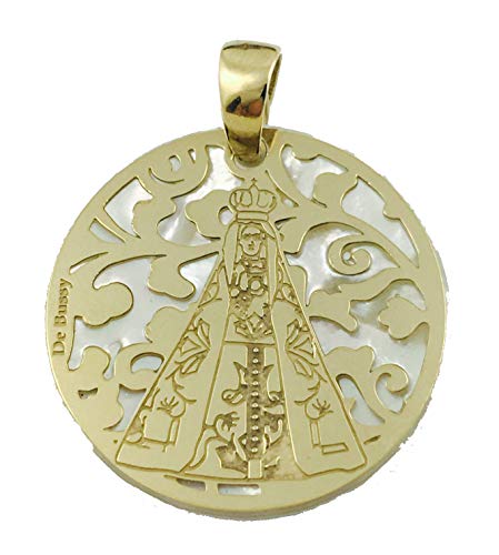 Médaille Vierge de Notre-Dame de Begoña en argent le cadeau idéal pour baptême et communion