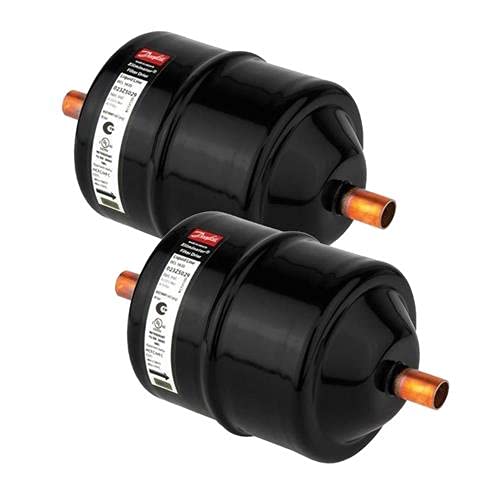 (2) Pack - Parker 163S - Replacement Danfoss Liquid Line Drier - 3/8 Sweat 16 cu. in.