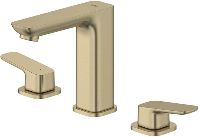 Grifería de baño 3 Huecos Palanca Brushed Nickel miniatura 6