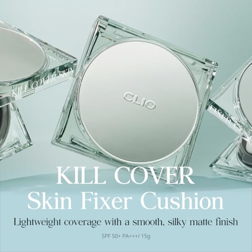 Clio Kill Cover Skin Fixer Cushion 21C Lingerie (Matte, Refill Included) — view 2
