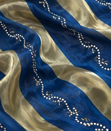 VRAJGAURI ENTERPRISE cutwork silk saree – image 3