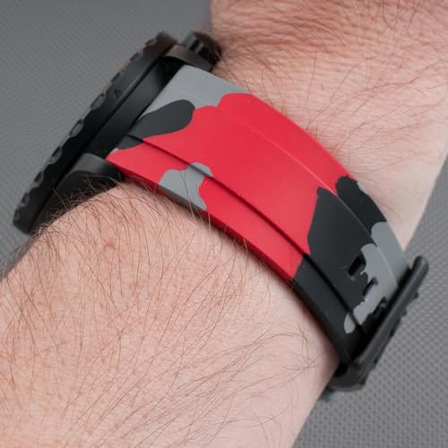 Image of StrapHabit Quick Release Rubber Watch Strap Band FKM 20mm 22mm 24mm