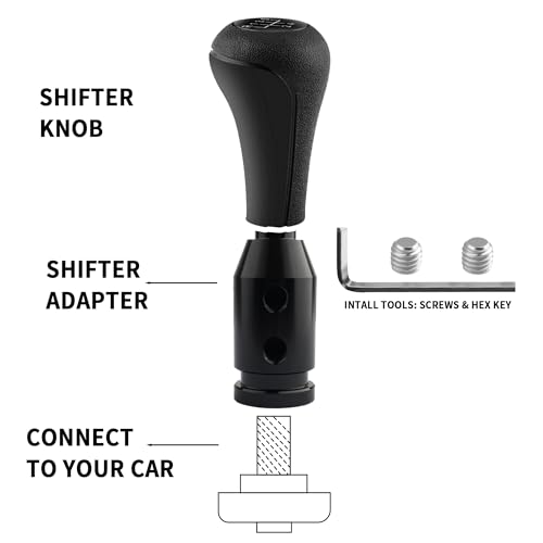 Stacool STACOOL-XUAN NIU QI-0704 M12X1.25 Shift Knob Adapter With 4-Sizes Plastic Hose,Universal Gear Shift Knob Adapter thumb #5