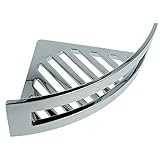 tecuro Design Eck-Seifenkorb Schwammkorb 260 x 180 x 70 mm, hochglanzverchromt - 15688