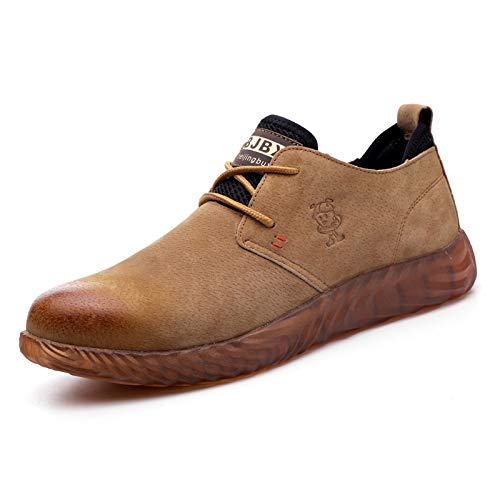 Chaussures de Sécurité Homme Légères à Embout Protecteur en Acier Chaussure de Travail en Cuir Sneakers Cover