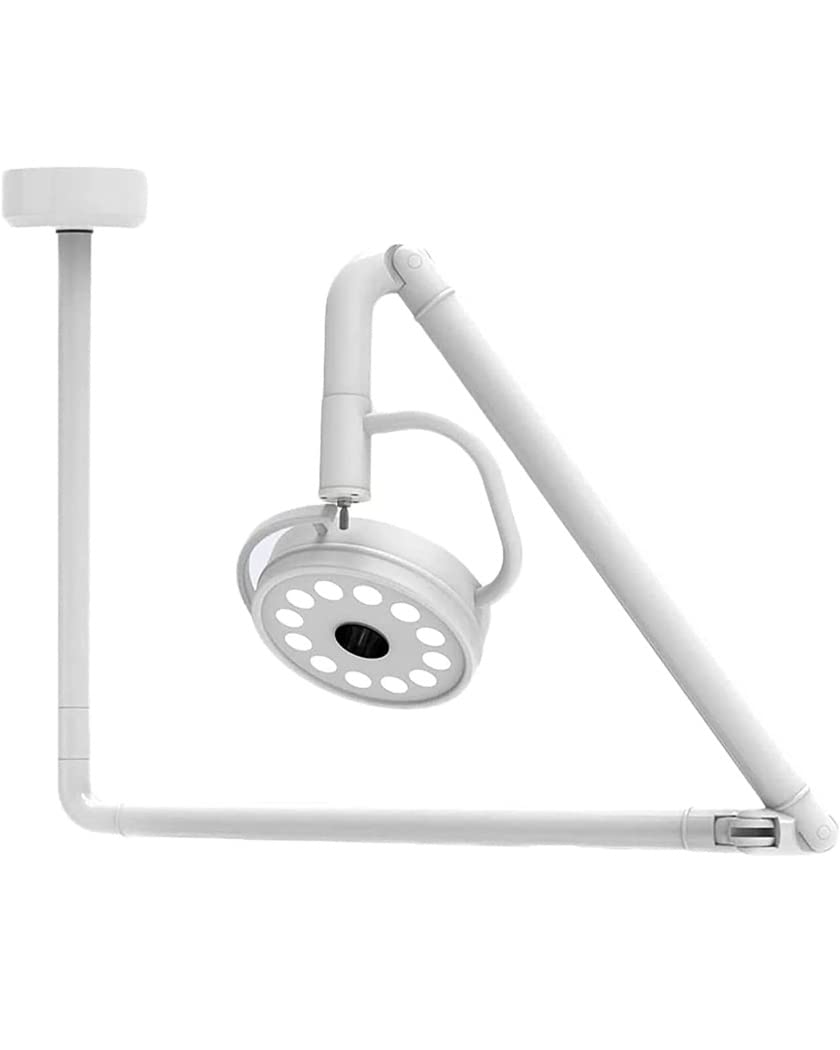 Lampa egzaminacyjna montowana na ścianie, 36 W regulowana jasność LED bezcieniowa lampa do badania jamy ustnej, światło kosmetyczne do otolaryngologii