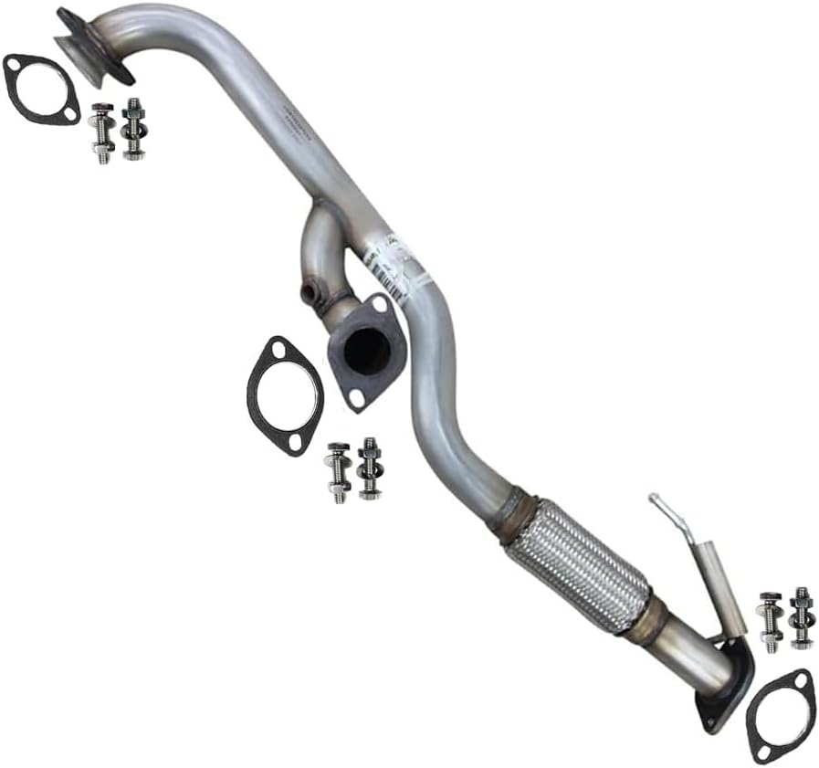Exhaust Front Flex Y-Pipe Compatible for 2001-2006 Mazda Tribute 3.0L | Stainless Steel | Northeastern Exhaust | Free Gaskets and Bolt Kit Included | Direct-Fit Replacement