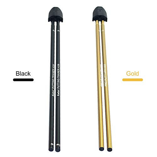 Moniclern Golf Putting Training Aid Golf Putter Trainer anexado à maioria do Putter Shaft