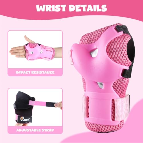 image for JBM Kids Knee Pad Elbow Pads and Wrist Guards Protective Gear Set for 