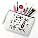 Xipromi I Have An Oil For That Travel Cosmetic Bags, Funny Essential Oil Makeup Bag Gifts for Mom Grandma Women Lady Girls Sisters Friend, Aromatherapy Travel Makeup Bag for Oil Lovers