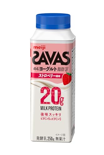 ���� �U�o�X�~���N�v���e�C�� SAVAS MILK PROTEIN ���b0 �̂ރ��[�O���g �X�g���x���[���� 250g×24�{ �v���e�C�� �h�����N�y�N�[���ցz