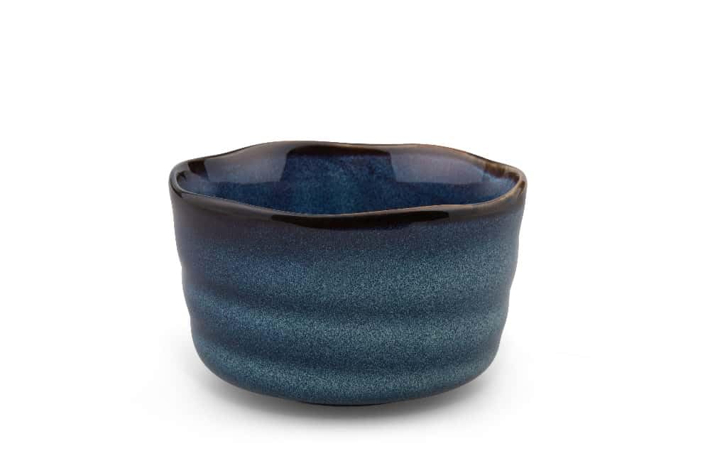 MAOCI Matcha Teeset Minwu Black Edition vierteilig mit Matchaschale, Matchabesen, Besenhalter und Matchalöffel - in edler Holz Box