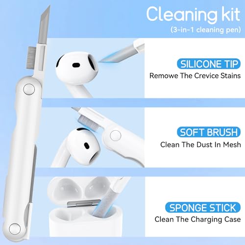 Image of for AirPods 4 Case 2024 with Safety Lock,Glitter White