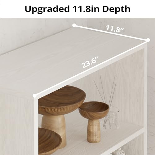 image for IRONCK Industrial Bookshelves and Bookcases with Doors 11.8 in Depth F
