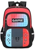 Dsoplvn Boys Backpack 3d Cartoon GameBag for Children Teens School Backpacks for Waterproof Kids Backpack 17″Travel Backpacks (GAME)