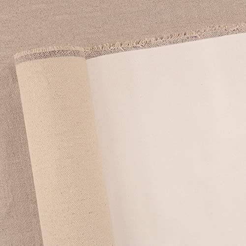 Rollo de Lienzo en Blanco Pintura en Blanco Rollo de Lona 48 cm de Ancho. (Color : 1m as Sample)