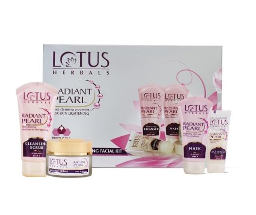 Radiant Pearl Cellular 5-in-1 Facial Kit with Pearl Extracts, Green Tea for Deep Cleaning, 170g