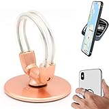 Um 360° drehbar und um 180° drehbar: Der Handy-Ringhalter verfügt über ein flexibles Gelenk und eine unsichtbare Spindel, die Ihnen die ultimative Flexibilität bietet, Ihr Telefon in jeden Blickwinkel einzustellen.